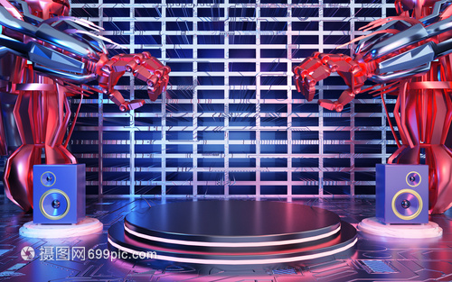 酷炫电子产品展示空间