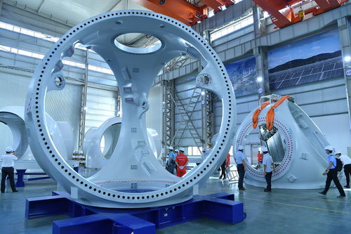 金风科技阳江首台风电机组下线